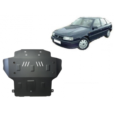 Cubre carter de Acero para Opel Vectra A Año: 1988 - 1995 Grosor: "2"mm Todas las motorizaciones
