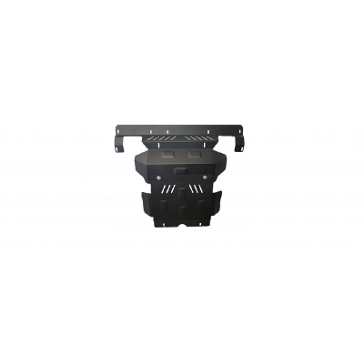 Cubre carter de Acero para el motor y el radiador del Toyota Hilux Año: 2004 - 2015 Grosor: "3"mm Todas las motorizaciones