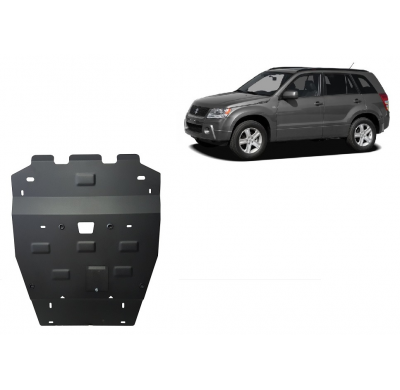 Cubre carter de Acero para Suzuki Grand Vitara 2 Año: 2005 - 2019 Grosor: "3"mm Todas las motorizaciones