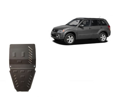 Protector de Acero para caja de cambios y caja de transferencia para Suzuki Grand Vitara 2 Año: 2005 - 2019 Grosor: "3"mm Todas