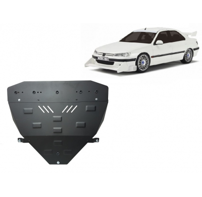 Cubre carter de Acero para el motor y caja de cambios del Peugeot 406 Año: 1996 - 2004 Grosor: "2"mm Todas las motorizaciones