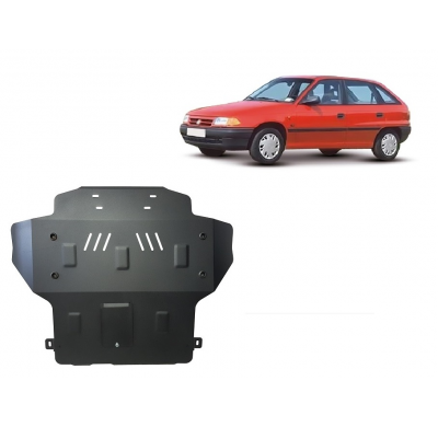 Cubre carter de Acero para Opel Astra F Año: 1991 - 1996 Grosor: "2"mm Todas las motorizaciones