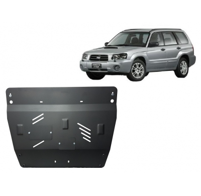 Cubre carter de Acero para Subaru Forester 2 Año: 2002 - 2008 Grosor: "3"mm 2.0, 2.5