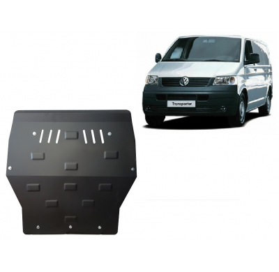 Cubre carter de Acero para Volkswagen Transporter T5 Año: 2004 - 2015 Grosor: "2"mm Todas las motorizaciones