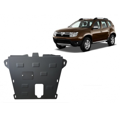 Cubre carter de Acero para Dacia Duster Año: 2010 - 2017 Grosor: "2"mm Todas las motorizaciones