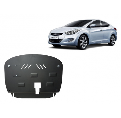 Cubre carter de Acero para Hyundai Elantra 2 Año: 2011 - 2016 Grosor: "2"mm Todas las motorizaciones