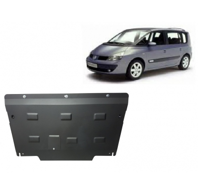 Cubre carter de Acero para Renault Espace 4 Año: 2001 - 2014 Grosor: "2"mm Todas las motorizaciones