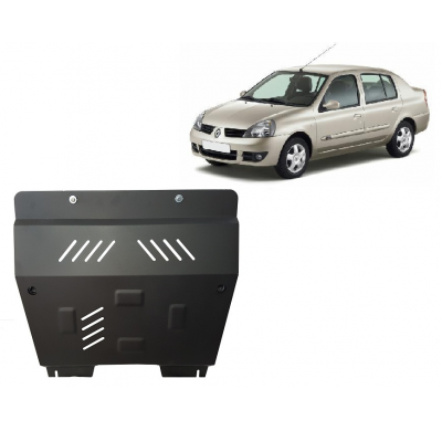 Cubre carter de Acero para Renault Clio 2 Año: 1997 - 2007 Grosor: "2"mm Todas las motorizaciones