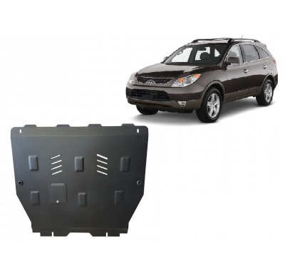 Cubre carter de Acero para Hyundai Veracruz Año: 2009 - 2015 Grosor: "3"mm Todas las motorizaciones