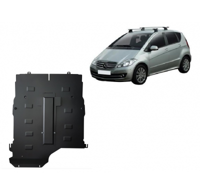 Cubre carter de Acero para el motor, caja de cambios y el diferencial del Mercedes Clase A W169 Año: 2004 - 2012 Grosor: "2"mm T