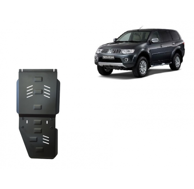Protector de Acero para caja de cambios del Mitsubishi Pajero Sport 2 Año: 2008 - 2016 Grosor: "3"mm Todas las motorizaciones KH