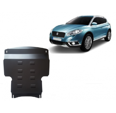 Cubre carter de Acero para el motor y caja de cambios del Suzuki S-Cross Año: 2013 - 2021 Grosor: "2"mm Todas las motorizaciones