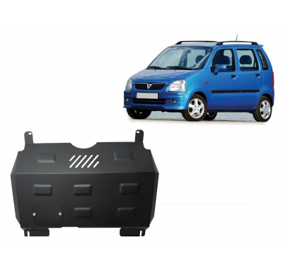 Cubre carter de Acero para Opel Agila (H00) Año: 2000 - 2007 Grosor: "2"mm 1.0, 1.2, 1.3D H00