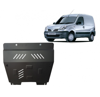 Cubre carter de Acero para Nissan Kubistar Año: 2004 - 2008 Grosor: "2"mm Todas las motorizaciones