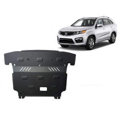 Cubre carter de Acero para Kia Sorento XM Año: 2012 - 2014 Grosor: "2"mm Todas las motorizaciones