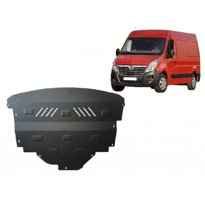 Cubre carter de Acero para Opel Movano B Año: 2010 - 2020 Grosor: "2"mm Todas las motorizaciones