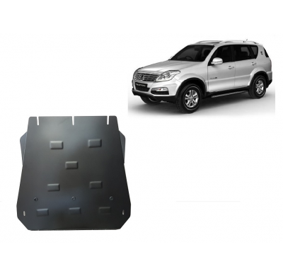Protector de Acero para caja de cambios del SsangYong Rexton 2 Año: 2007 - 2017 Grosor: "2,5"mm Todas las motorizaciones