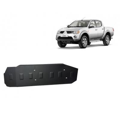 Cubre carter de Acero para el depósito de combustible del Mitsubishi L 200 Año: 2005 - 2015 Grosor: "2,5"mm Todas las motorizaci