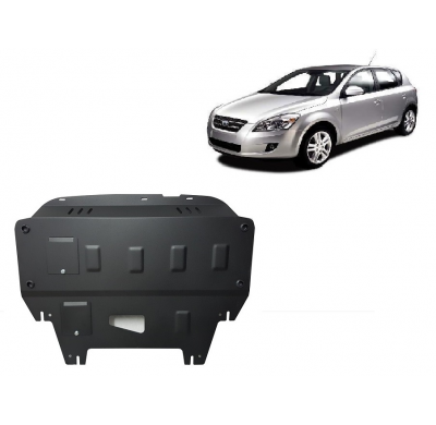 Cubre carter de Acero para Kia Ceed Año: 2007 - 2011 Grosor: "2"mm Todas las motorizaciones