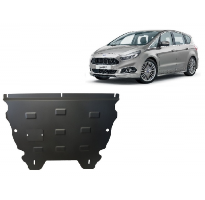 Cubre carter de Acero para Ford S-Max Año: 2015 - 2023 Grosor: "2"mm Todas las motorizaciones