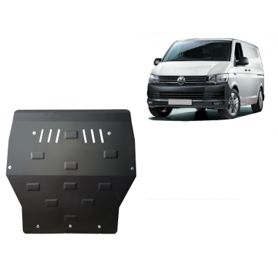 Cubre carter de Acero para Volkswagen Transporter T6 Año: 2015 - 2019 Grosor: "2"mm Todas las motorizaciones