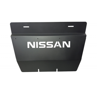 Protector de radiador de Acero para Nissan Navara D40 Año: 2005 - 2015 Grosor: "3"mm Todas las motorizaciones