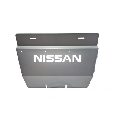 Protector de radiador de aluminio para Nissan Navara D40 Año: 2005 - 2015 Grosor: "4"mm Todas las motorizaciones