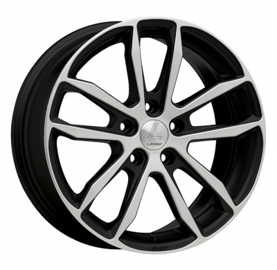 Llanta Lenso Wheels Forza 7,5x17" 5x112 Et45 Cb73,1 Negro Pulido