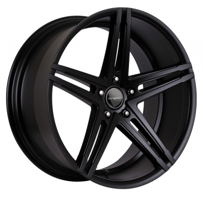 Llanta Spacwheels Atlantic 9,0x22 5x120 Et 40 Negro Mate