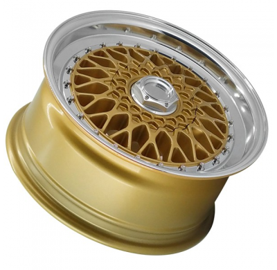 Llanta LENSO WHEELS BSX 7,5X16" BLANK ET25 CB73,1 ORO ARO PULIDO