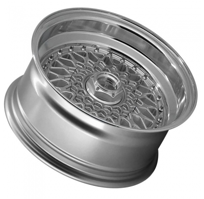 Llanta LENSO WHEELS BSX 8,0X15" BLANK ET25 CB73,1 PLATA ARO PULIDO