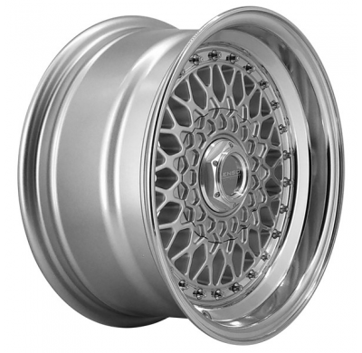 Llanta LENSO WHEELS BSX 8,0X15" BLANK ET25 CB73,1 PLATA ARO PULIDO