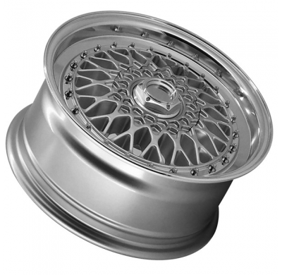 Llanta LENSO WHEELS BSX 7,5X16" 4X100/108 ET25 CB73,1 PLATA ARO PULIDO