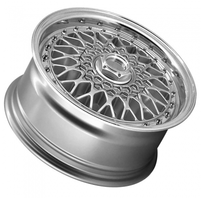 Llanta LENSO WHEELS BSX 7,0X15" 5X112 ET20 CB73,1 PLATA ARO PULIDO