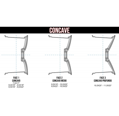 Llanta VERTINI WHEELS RFS1.1 8,0X18" BLANK ET35 CB73,1 BRONCE