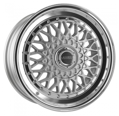 Llanta LENSO WHEELS BSX 7,5X16" 4X100 ET38 CB73,1 PLATA ARO PULIDO