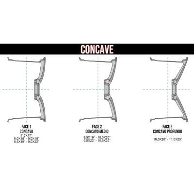 Llanta VERTINI WHEELS RFS1.2 8,0X18" 5X108 ET45 CB73,1 NEGRO TINTADO