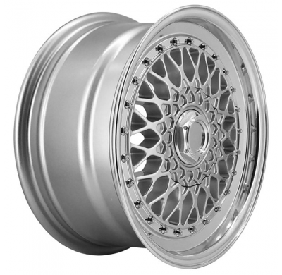 Llanta LENSO WHEELS BSX 7,5X16" 5X100 ET38 CB73,1 PLATA ARO PULIDO