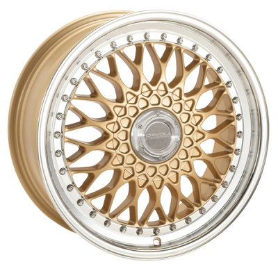 Llanta LENSO WHEELS BSX 8,5X17" 5X112 ET30 CB73,1 ORO ARO PULIDO