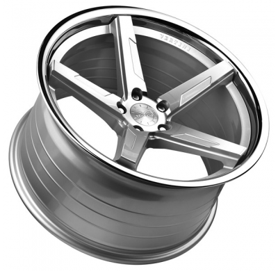Llanta VERTINI WHEELS RFS1.7 9,0X22" 5X115 ET45 CB73,1 PLATA ARO INOX