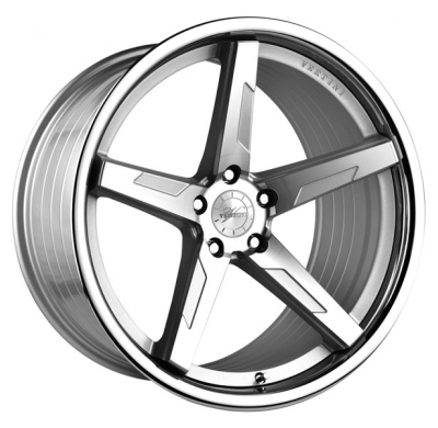 Llanta VERTINI WHEELS RFS1.7 9,0X22" 5X115 ET45 CB73,1 PLATA ARO INOX