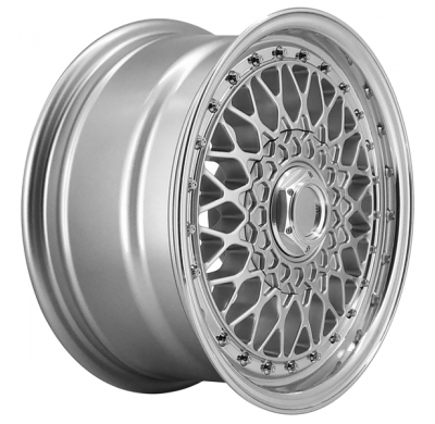 Llanta LENSO WHEELS BSX 7,0X15" 5X114,3 ET35 CB73,1 PLATA ARO PULIDO