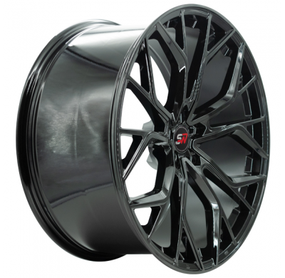 Llanta SPACWHEELS PW33 9,0X22" 5X120  ET25 CB74,1 BLACK GLOSS