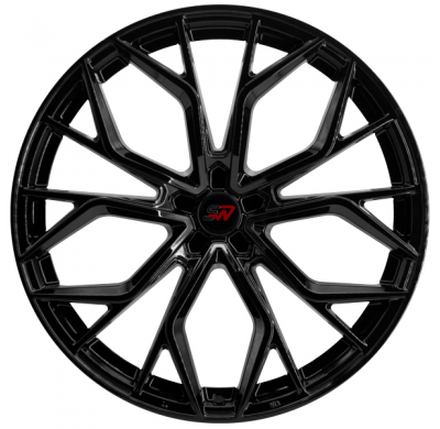 Llanta SPACWHEELS PW33 9,0X22" 5X120  ET25 CB74,1 BLACK GLOSS