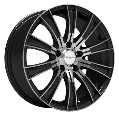 Llanta Spacwheels Samoa 7.5x18 5x100 Et 35 Negro Mec