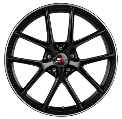 Llanta Spacwheels Vector 8,0x18" 5x Blank Et45 Cb74,1 Negro Mate