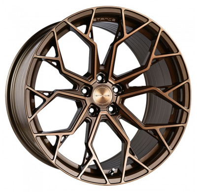 Llanta Stance Wheels Sf10 8,5x19" Blank Et35 Cb73,1 Bronce Brush