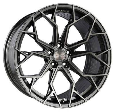 Llanta Stance Wheels Sf10 8,5x19" Blank Et35 Cb73,1 Gunmetal Brush