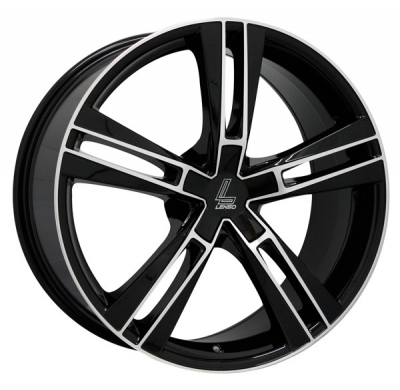 Llanta Lenso Wheels Eurostyle 6- 7,5x17" 5x100 Et45 Cb73,1 Negro Pulido