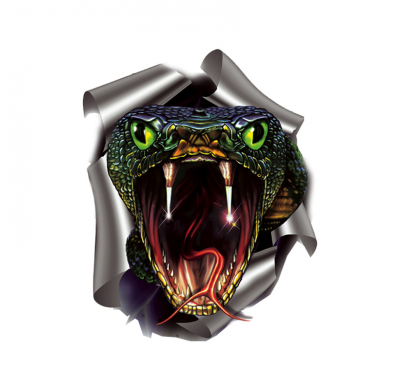 Pegatina Serpiente - 17,6x20cm